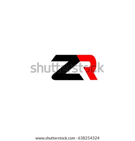 letter Z,R logo vector