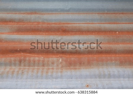 Rusty red corrugated metal background