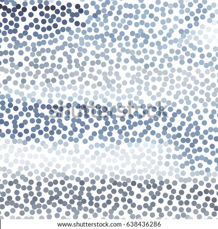 Vector creative dotted indigo blue background - watercolor imitation pointillism an halftone pattern in navy marine colors