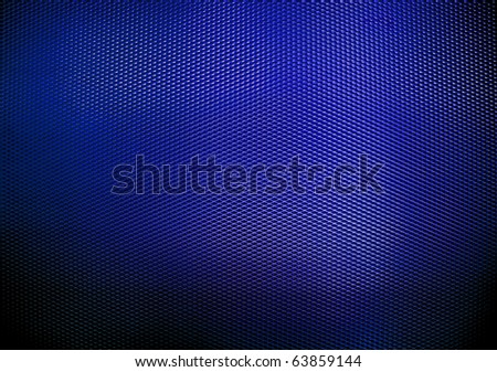 blue metal plate