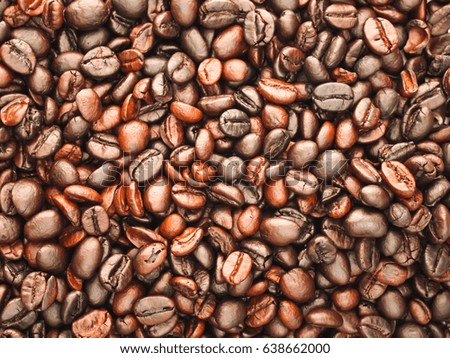 coffee beans texture and background