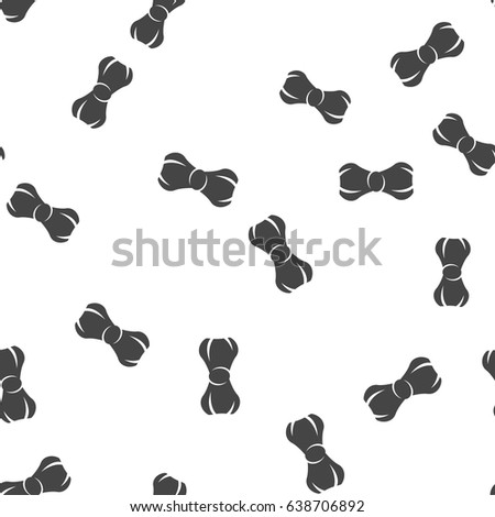 Festive bow seamless pattern. Vector illustration for backgrounds