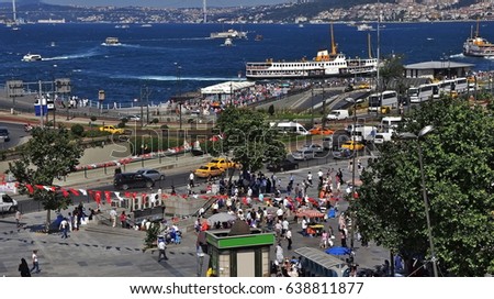 Eminonu 
Eminönü is Istanbul's crossroads. Located on the south side of the Golden Horn at the southern end of the Galata Bridge,