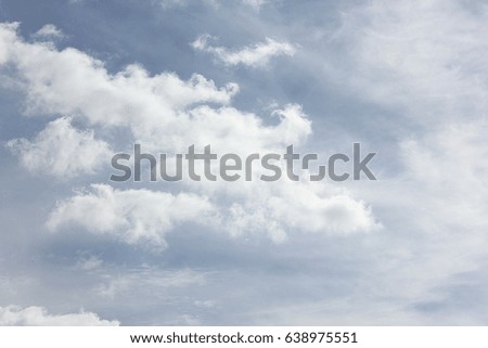 Blue sky and beautiful cloud