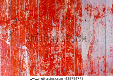 Red Rustic old wood Royalty-Free Stock Photo #638986795
