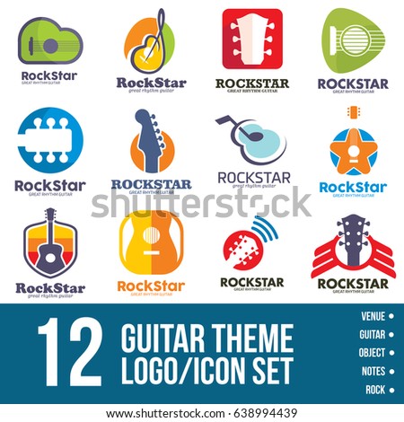 Guitar Logo/Icon Bundle