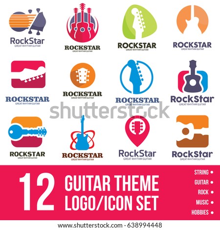 Guitar Logo/Icon Bundle