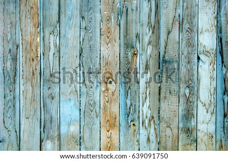 Old blue wood texture for background