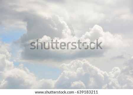 Blue sky and clouds natural background