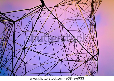 geometry design abstract background Sci-fi texture
