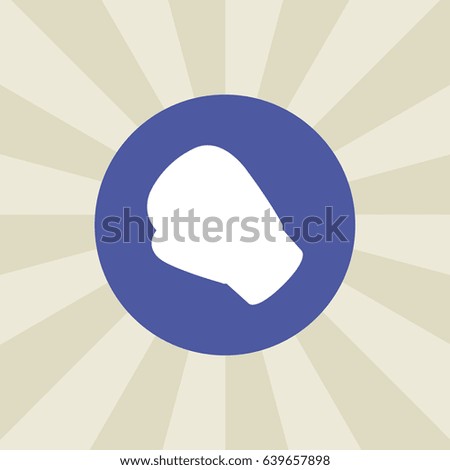 boxing glove icon. sign design. background