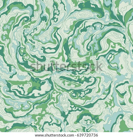 pattern with the image texture of smoke gentle blue and green shades.