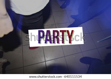 Underground party promo background
