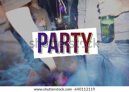 Underground and mainstream party promo background
