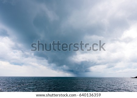 Rain in the Andaman Sea