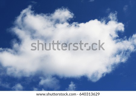 Cloud nature sky blue color background air