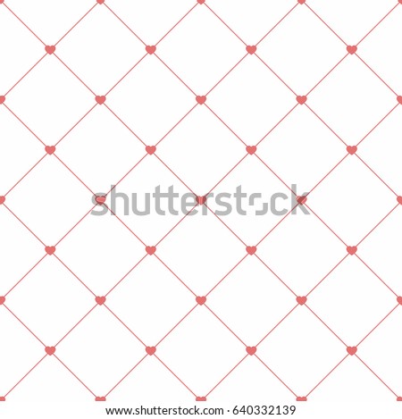 Seamless geometric pattern with heart