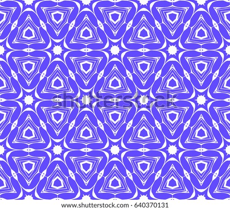 Seamless geometric pattern with floral style ornament on color background. For greeting cards, invitations, cover book, fabric, scrapbooks.