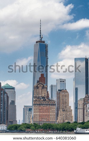 New York City - Manhattan skyscrapers, NY, USA.