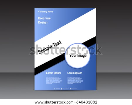 Creative vector business flyer,brochure,magazine cover template for print and publishing.