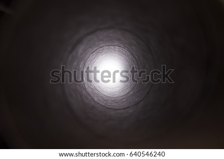 Light At The End Of The Tunnel Royalty-Free Stock Photo #640546240