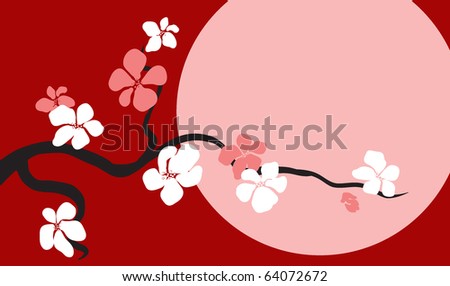 japan cherry blossom background