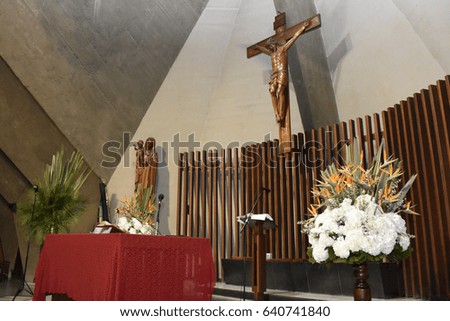 Church altar
