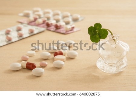 Supplements and four leaf clover
