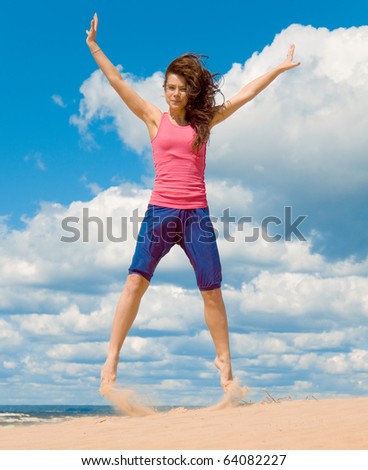 Exercise on the Hot Sand