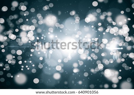 Abstract background with white circles and spots. 3D Rendering