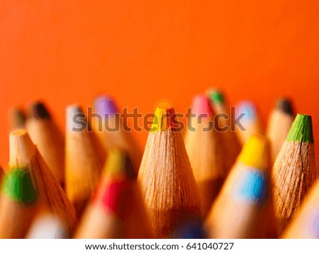 Colored pencil Royalty-Free Stock Photo #641040727
