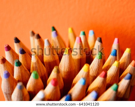 Colored pencil Royalty-Free Stock Photo #641041120