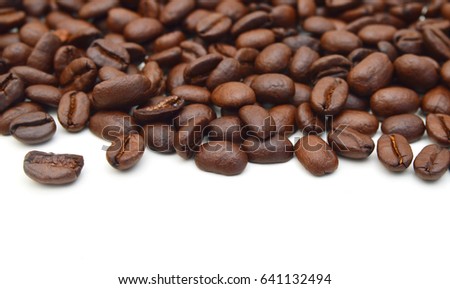 Coffee beans brown