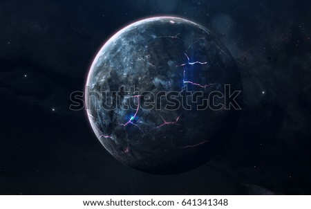 Deep space beauty, planets, stars and galaxies in endless universe. Elements of this image furnished by NASA