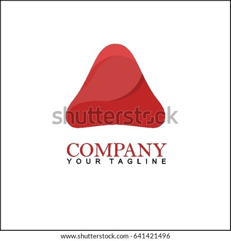 Abstract triangle logo, Arrow and forward, Vector abstract  Digital, Technology, Media logotype