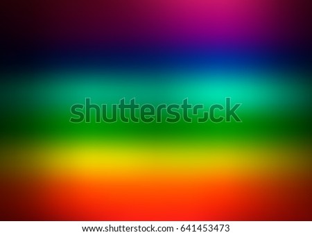 Dark Multicolor, Rainbow vector blurred shine abstract template. Creative illustration in halftone style with gradient. The blurred design can be used for your web site.