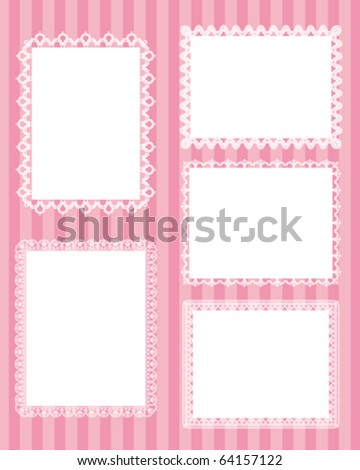 square lace stripes background
