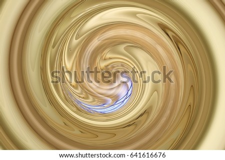 Golden vortex background.