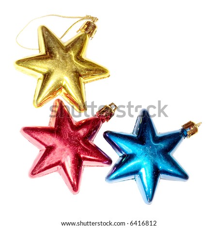 Christmas Stars - Can be easily isolated