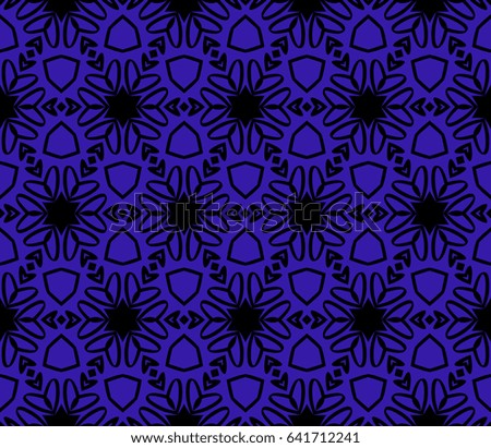 seamless lace pattern with elements of floral ornament. Different colored bases. vector illustration.