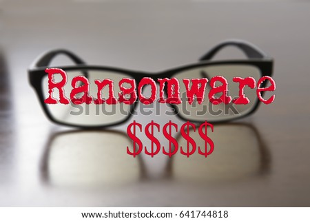 Ransomware virus concepts word 