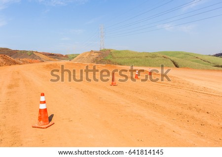 New Road Earthworks Construction
New road construction earthworks engineering landscape