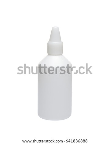 A bottle of hydrogen peroxide
