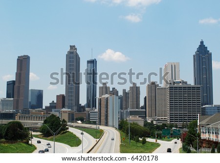 A view of downtown Atlanta, GA.