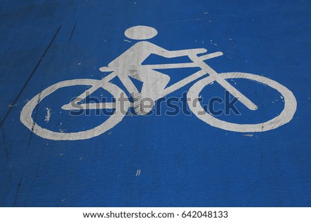 Bicycle symbol.