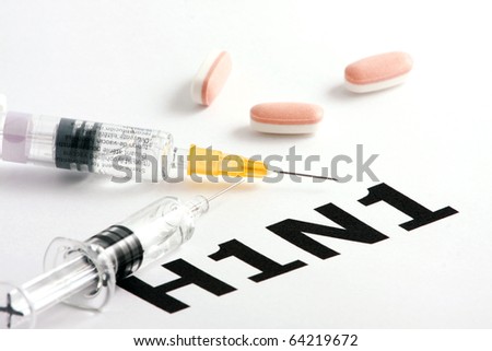 Images of the H1N1 Influenza Virus Royalty-Free Stock Photo #64219672