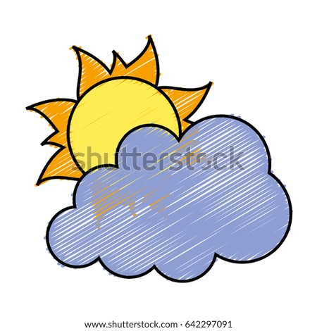 cloud and sun icon