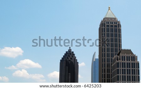 A view of midtown Atlanta, GA