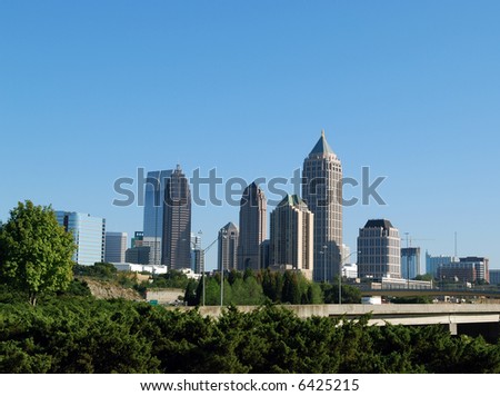 A view of midtown Atlanta, GA
