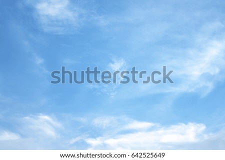 white cloud on blue sky (clouds)